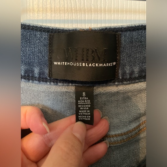 White House Black Market Extra High-Rise Barrel Jean - Picture 4 of 6